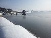 Lac de Naussac côté hiver ©OTLangogneHautAllier