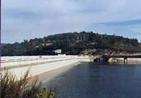 Le Barrage du Lac de Naussac, Langogne Lozère.
