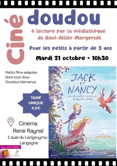 Image 2 : CINÉ DOUDOU & LECTURE - JACK ET NANCY