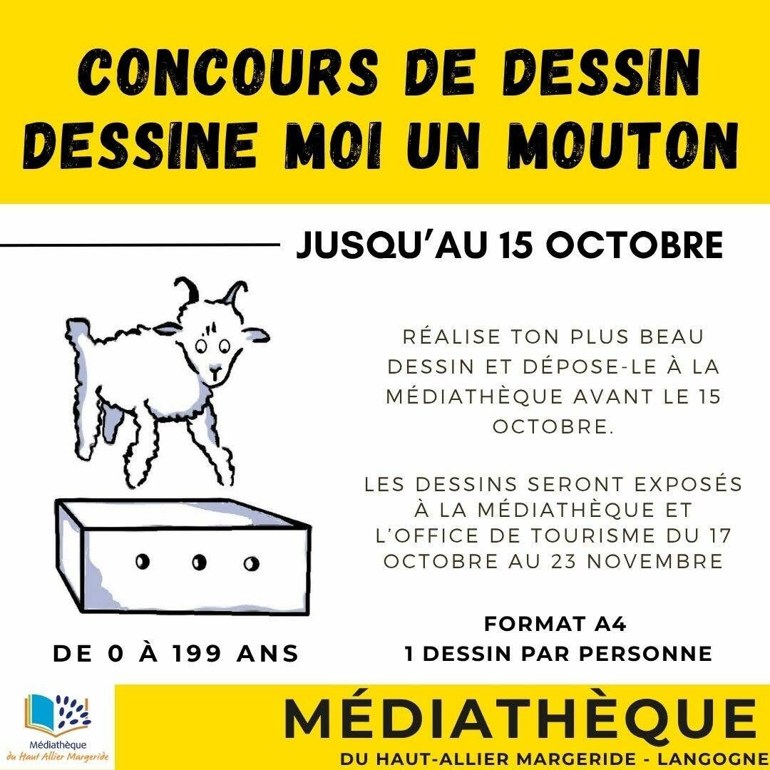Image 2 : CONCOURS DESSIN - DESSINE MOI UN MOUTON
