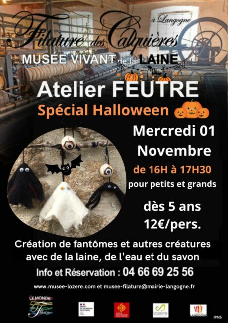 Image 2 : ATELIER FEUTRE - SPÉCIAL HALLOWEEN