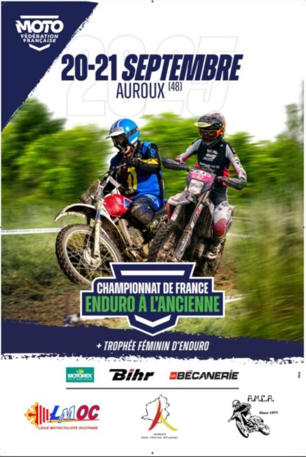 Image 0 : CHAMPIONNAT DE FRANCE ENDURO À L'ANCIENNE
