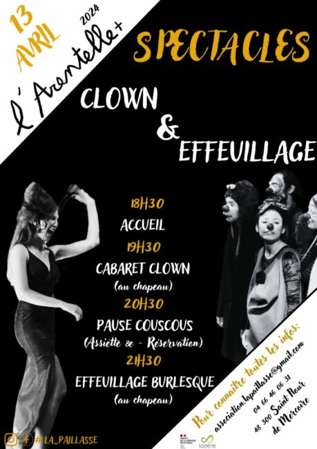 Image 0 : CLOWN ET EFFEUILLAGE BURLESQUE