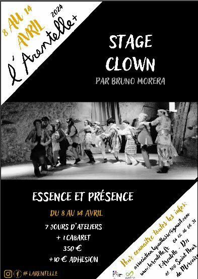 Image 2 : CLOWN ET EFFEUILLAGE BURLESQUE