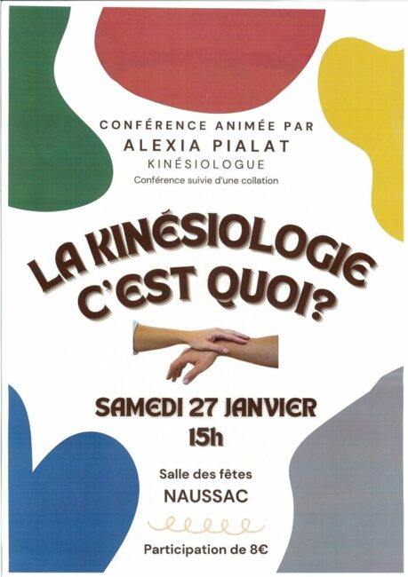 Image 0 : CONFÉRENCE - LA KINÉSIOLOGIE C'EST QUOI ?