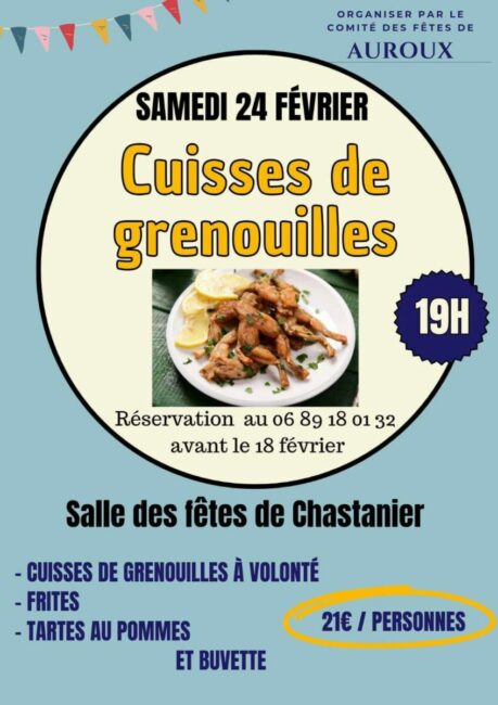 Image 0 : REPAS CUISSES DE GRENOUILLES