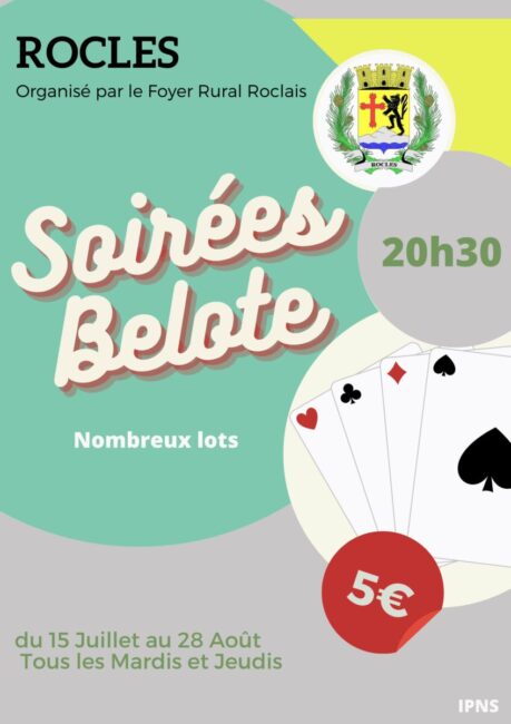 Image 1 : SOIRÉES BELOTE