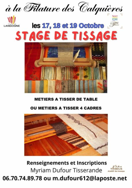 Image 1 : STAGE DE TISSAGE