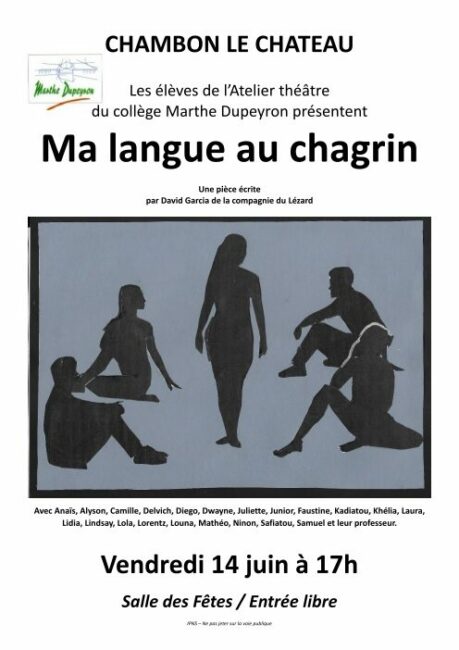 Image 0 : THÉÂTRE - MA LANGUE AU CHAGRIN