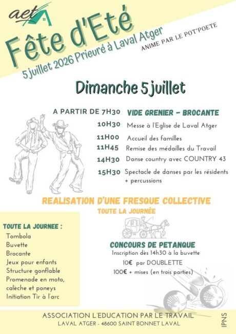 Image 1 : FÊTE D'ÉTÉ DU PRIEURÉ