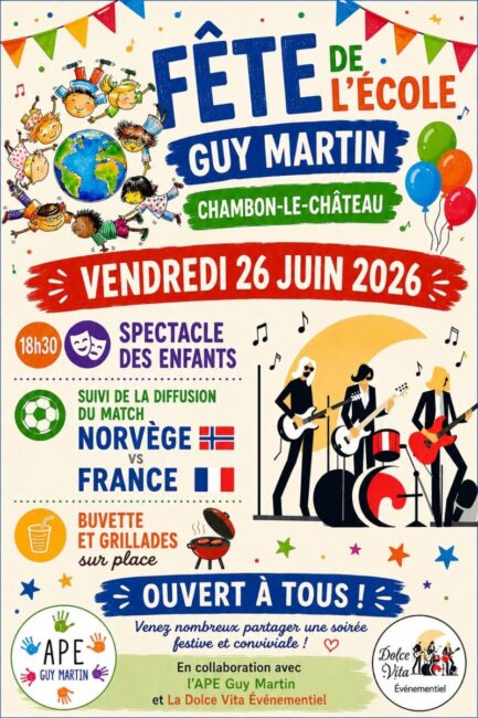 Image 1 : FÊTE DE L'ÉCOLE GUY MARTIN