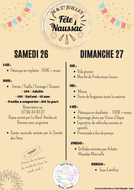 Image 1 : FÊTE NAUSSAC