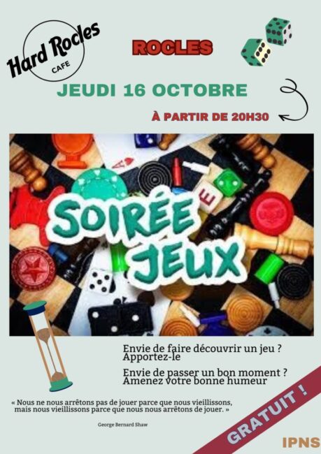 Image 0 : HARD ROCLES CAFÉ - SOIRÉE JEUX
