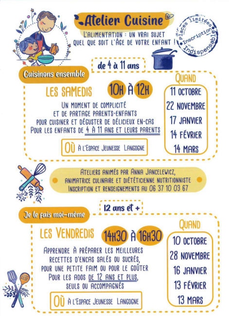 Image 3 : INSTANTS FAMILLE - ATELIERS CUISINE "CUISINONS ENSEMBLE"
