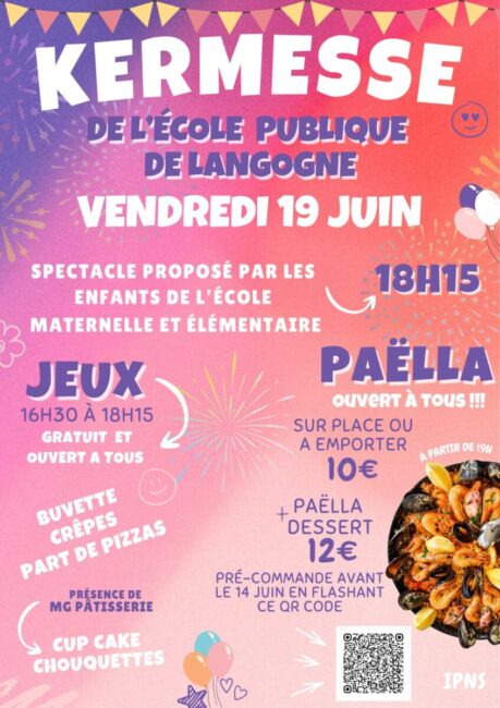 Image 1 : KERMESSE ÉCOLE PUBLIQUE LANGOGNE