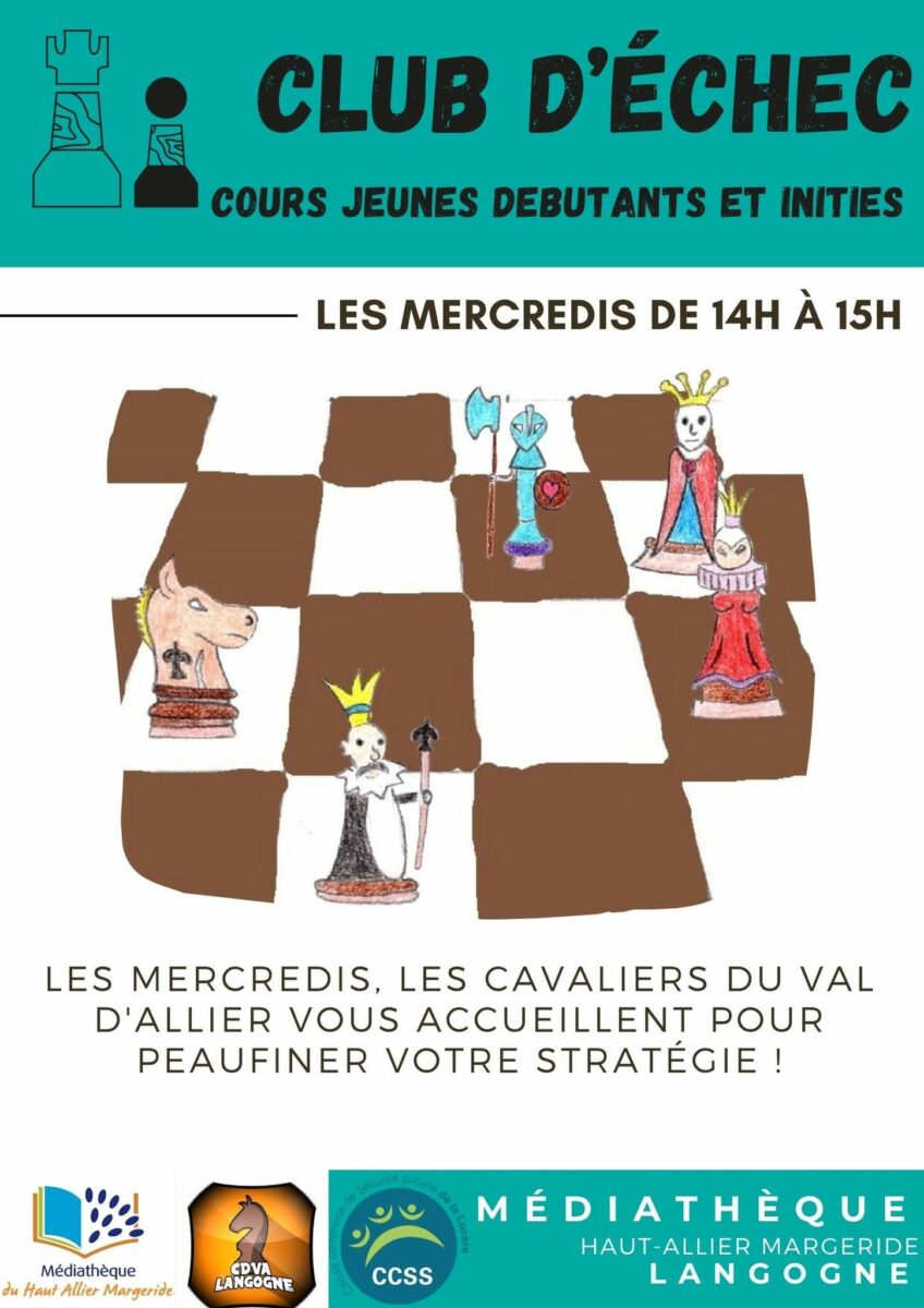Image 2 : LES MERCREDIS CLUB D'ÉCHEC