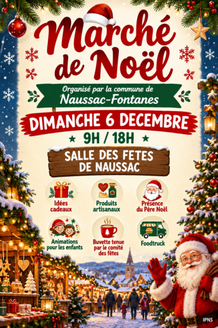 Image 1 : MARCHÉ DE NOËL NAUSSAC
