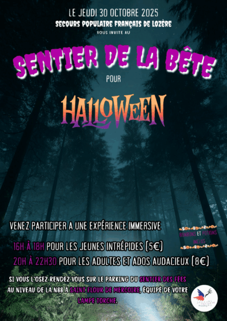 Image 0 : SENTIER DE LA BETE POUR HALLOWEEN