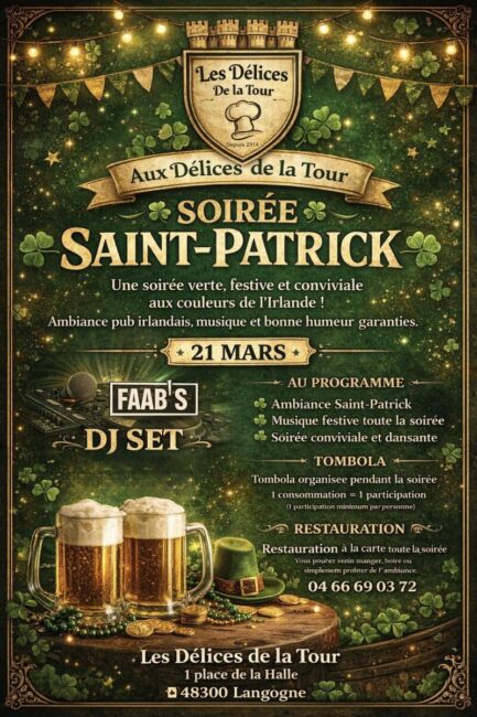 Image 2 : SOIRÉE SAINT PATRICK