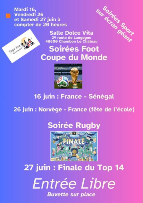 Image 1 : SOIRÉES SPORTS