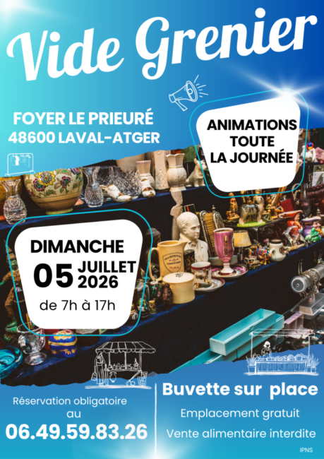 Image 1 : VIDE-GRENIERS DU PRIEURÉ